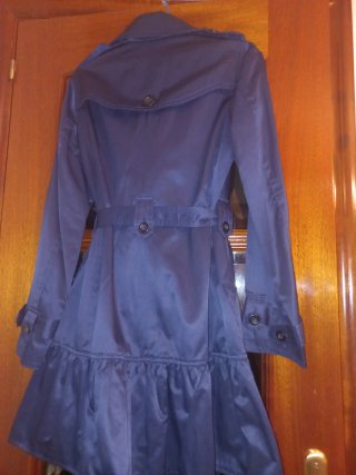 Gabardina azul