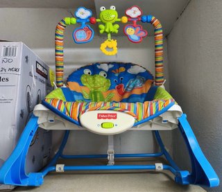 Hamaca Bebé Fisher Price Rana y Mariposa