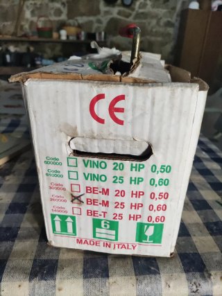 Bomba de trasiego 0,6 CV 45l/m
