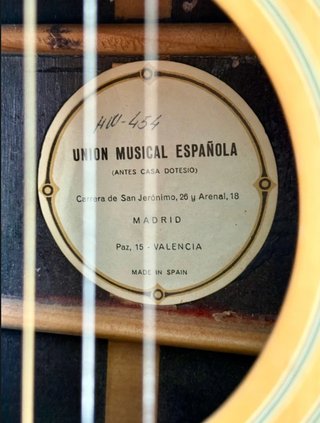 Guitarra Acústica Vintage TABRE Made in Spain