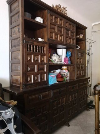 Mueble salón organizador madera