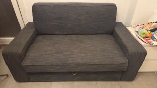 Sofá Cama Gris Ikea Vilasund