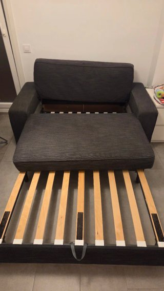 Sofá Cama Gris Ikea Vilasund