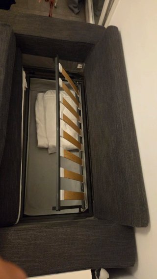 Sofá Cama Gris Ikea Vilasund