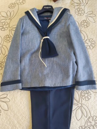 Traje marinero comunión + zapatos