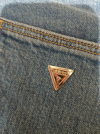 Calça ganga com brilhos