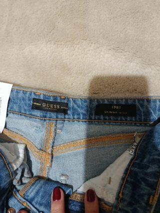 Calça ganga com brilhos