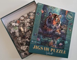Puzzle Tigre 1000 Piezas AVEC Velvet