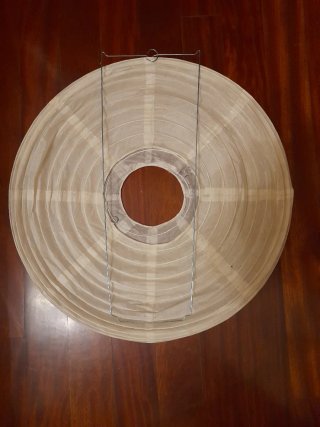 Lámpara de papel colgante
