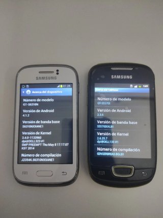 Pack 2 Samsung Galaxy Mini GT-S5570I / GT-S6310N