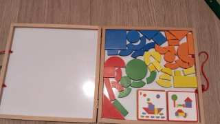 Maletín Tangram Madera Magnético Djeco