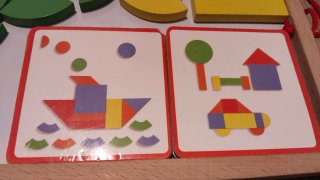 Maletín Tangram Madera Magnético Djeco