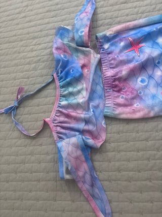 Traje de Sirena para Agua Para niñas de 6-9 años