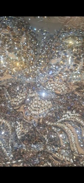 Vestido de fiesta con pedrería