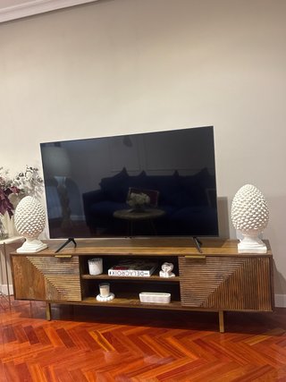 Mueble TV madera y metal