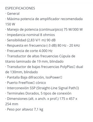 Altavoz Central JBL EC25