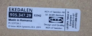 3 Sillas Ikea EKEDALEN Madera , desenfundable