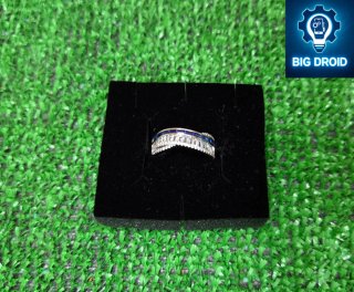 Anillo JL Mujer. Plata y Zafiros