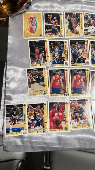 “Lote 40+ cartas NBA 1991-92 + selección española