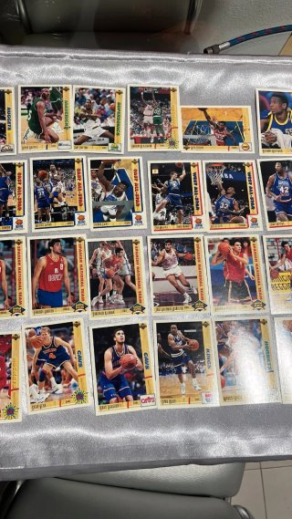 “Lote 40+ cartas NBA 1991-92 + selección española