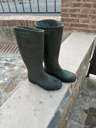Botas de agua verdes