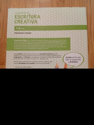 Cuaderno de escritura creativa 7-8 años