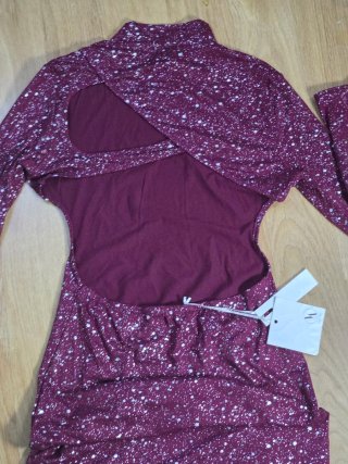 Vestido Largo Vanitas Burdeos talla L