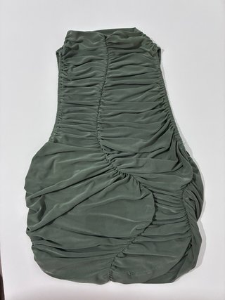 Top fruncido Pull&Bear verde