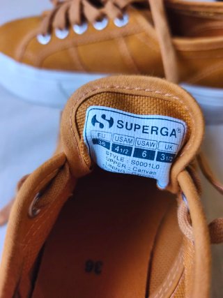 Zapatillas Superga Mostaza Talla 36