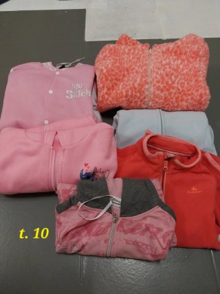 Lote 3 giacche rosa e arancioni T.10