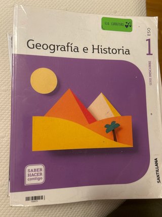 Libro de texto Geografía e historia 1 eso