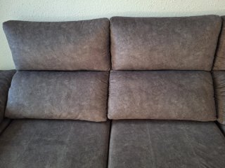 Sofá chaiselongue gris