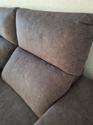 Sofá chaiselongue gris