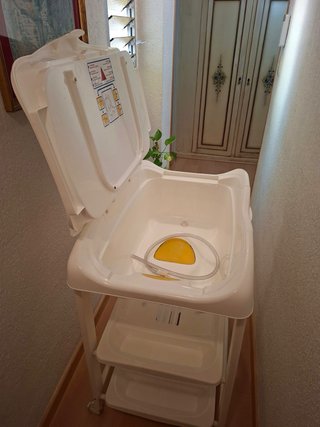 Bañera y cambiador para bebé