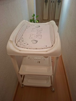 Bañera y cambiador para bebé