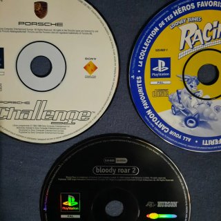Porta CD PlayStation Negro con juegos