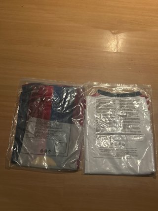 Camisetas FC Barcelona y Real Madrid