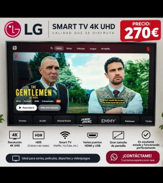 Smart TV LG 4K UHD 270€