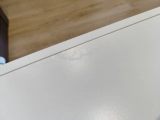 Mueble Escalera Blanco con Cestas
