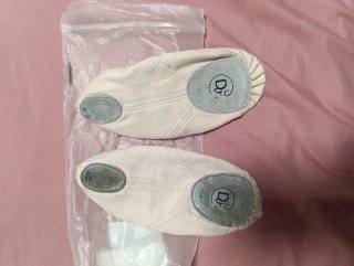 Zapatillas de ballet beige talla 29 niña