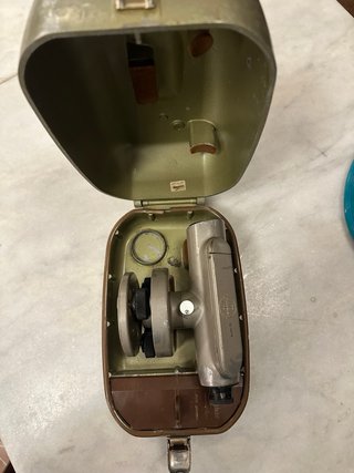 Nivel óptico Teodolito Alemán antiguo vintage