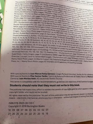 Se vende libro de 1 de bachillerato