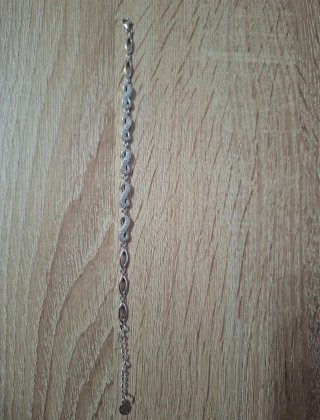 Pulsera Infinito Plata Ley Circon Time Road