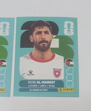 2 Cromos Jordânia Mundial 2026 FIFA