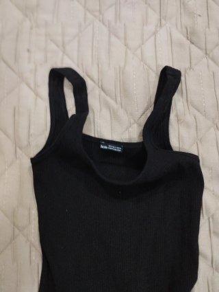 Vestido preto Bershka S