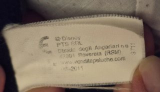 Peluche Minnie Mouse Originale Ufficiale Disney