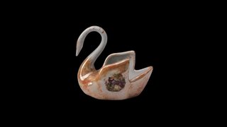 Botijo Cisne Porcelana Pintado a Mano