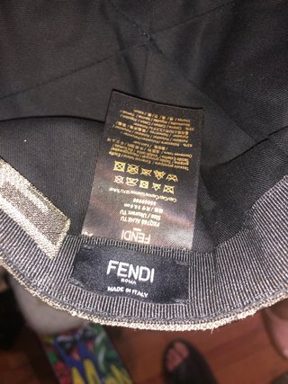 Gorra Fendi FF Marrón y Beige