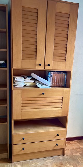 Mueble Armario Estantería Madera
