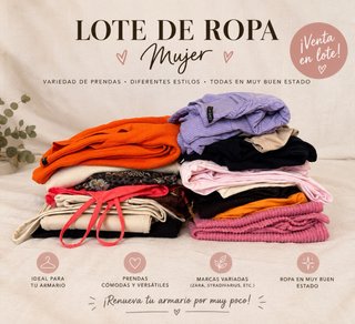 Lote Ropa Mujer Talla M 20 Prendas